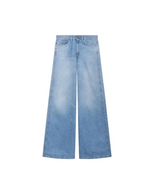 PT Torino Blue Wide Jeans