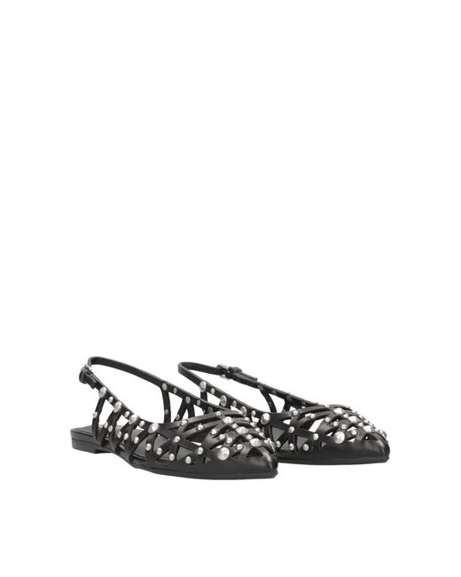 Ash Black Ballerina Shoes