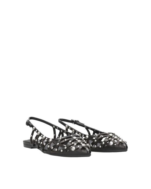 Ash Black Ballerina Shoes