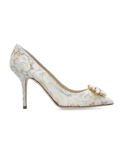 Dolce & Gabbana White Pumps