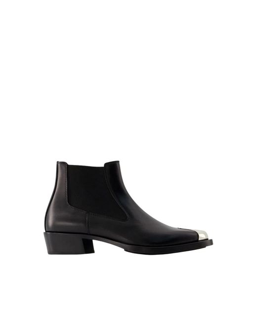 Alexander McQueen Black Chelsea Boots for men