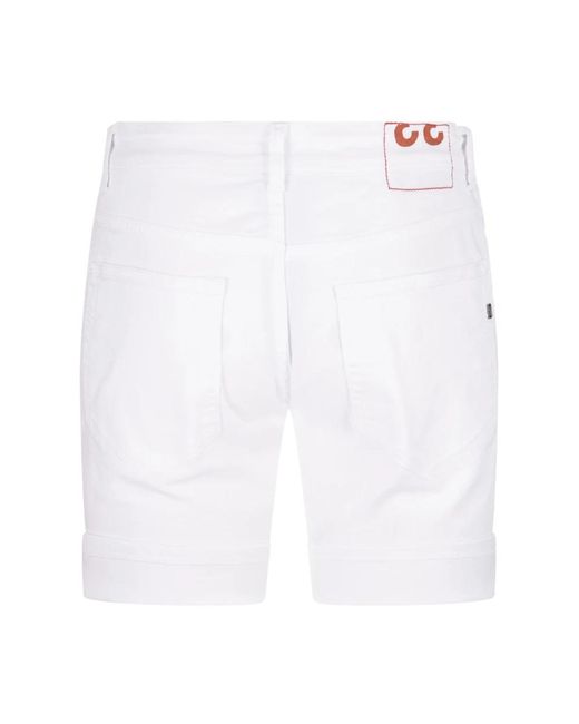 Dondup White Casual Shorts for men