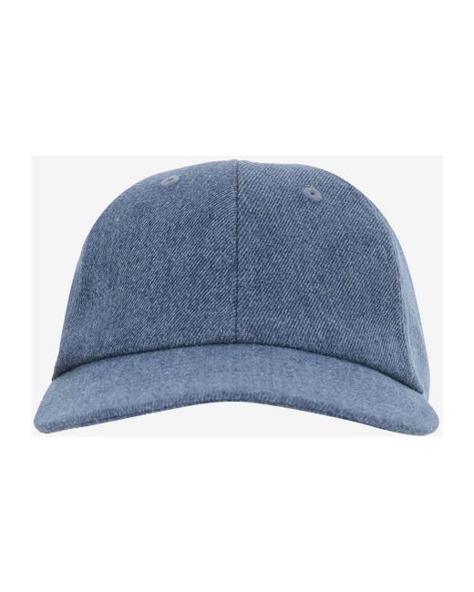 ARMARIUM Accessoires ,Blauw ,Denim Denim Baseballpet Met Aangepaste Gesp in het Blue