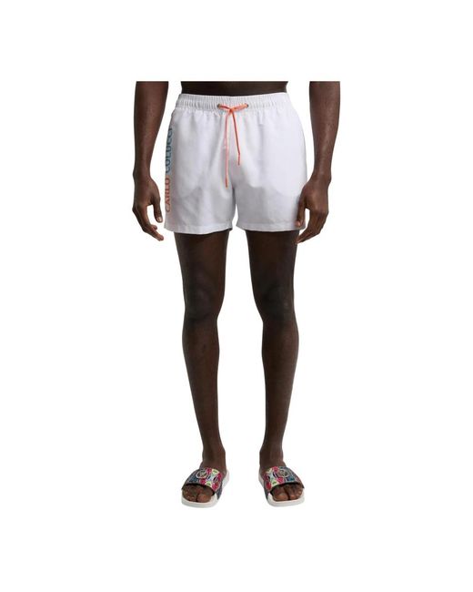 carlo colucci Beachwear in het White voor heren