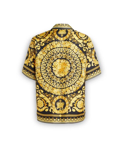 Versace Stilvolle Hemden Kollektion in Yellow für Herren