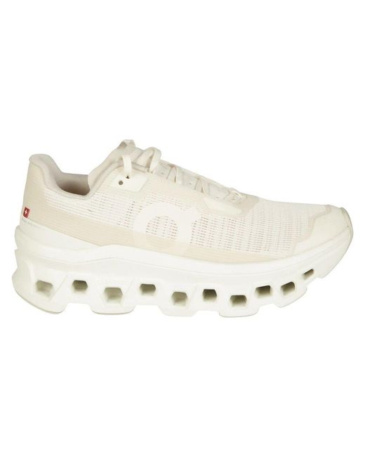 On Shoes White Cloudmonster Void Laufschuhe