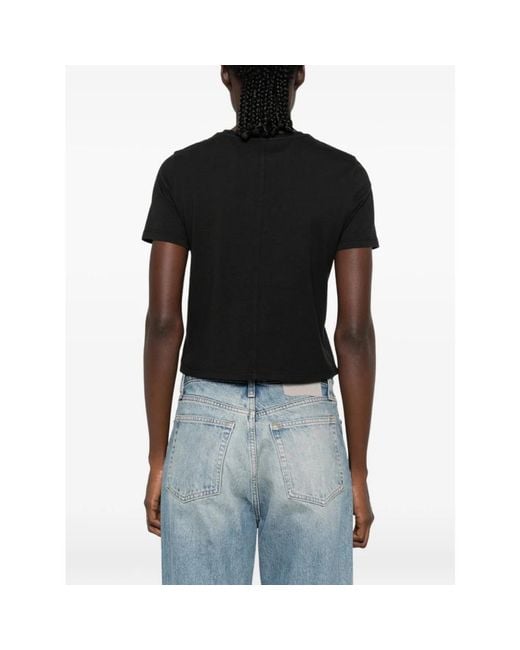 Alice + Olivia Black T-Shirts