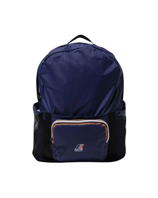 K-Way Blaue Faltbare Rucksack in Blue für Herren