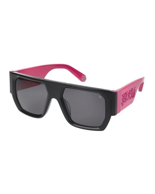 Philipp Plein Gray Sunglasses for men