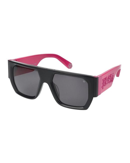 Philipp Plein Gray Sunglasses for men