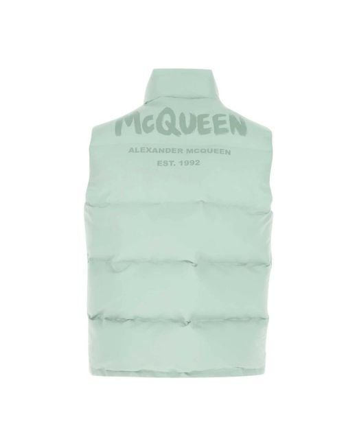 McQueen Green Waistcoats for men
