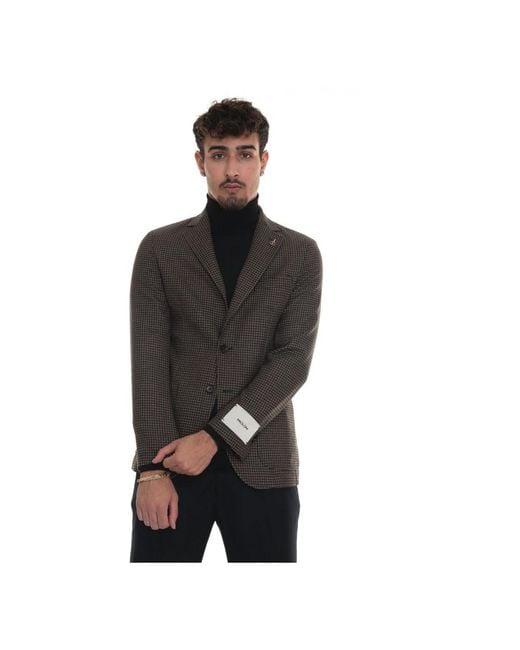 Paoloni Black Blazers for men