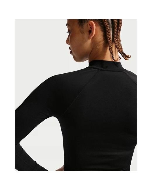 Nike Pro Full-Zip Training Top in het Black