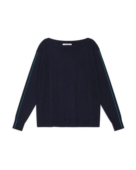 Maliparmi Blue Smooth Spring Knit