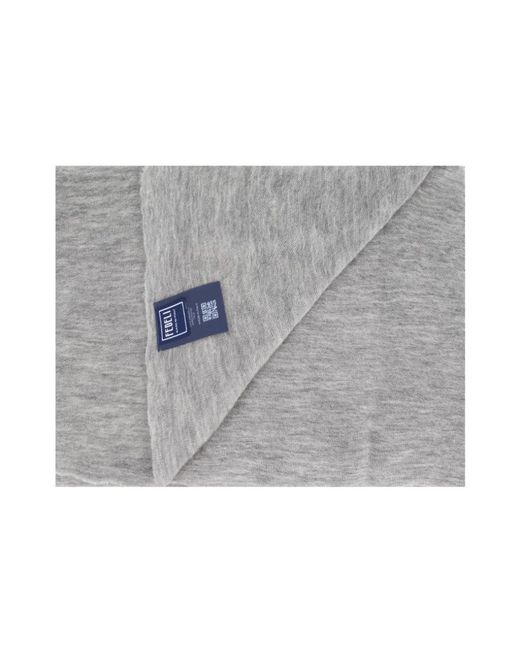 Fedeli Gray Winter Scarves for men