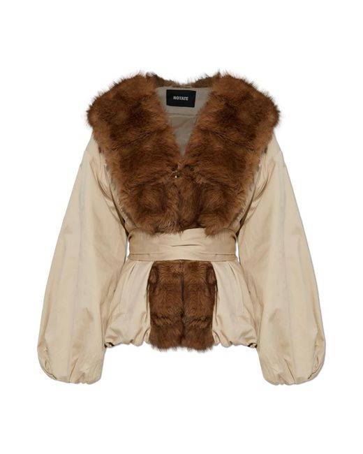 ROTATE BIRGER CHRISTENSEN Brown Light Jackets