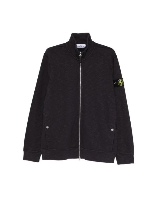 Stone Island Black Zip-Throughs for men