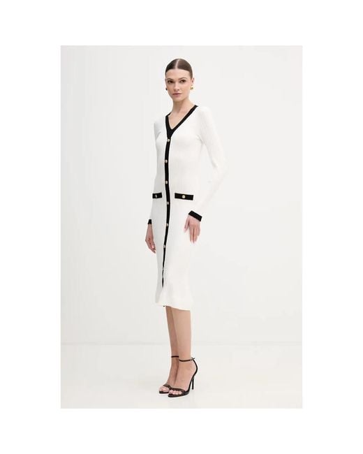 Knitted Dresses Guess en coloris White