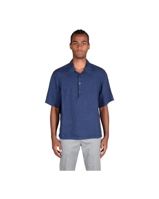 Barena Blue Polo Shirts for men