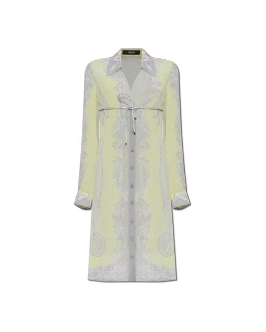 Shirt Dresses Versace en coloris Green