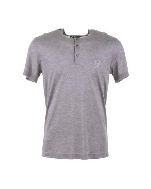 Dolce & Gabbana Gray T-Shirts for men