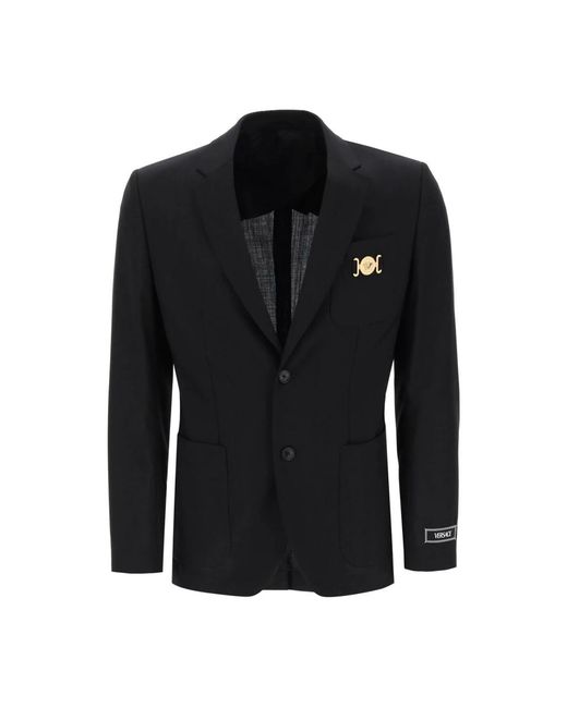 Versace Jassen ,Zwart ,Jassen in het Black voor heren