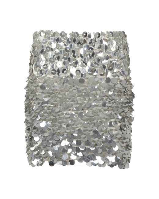 Des Phemmes Gray Short Skirts
