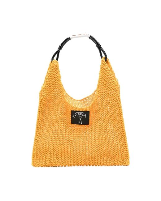 Plan C Yellow Tank Top Shopper