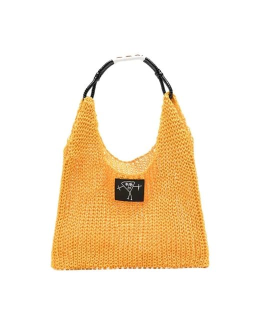 Plan C Yellow Shoulder Bags