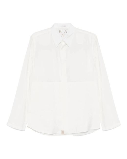 RANRA White Formal Shirts for men