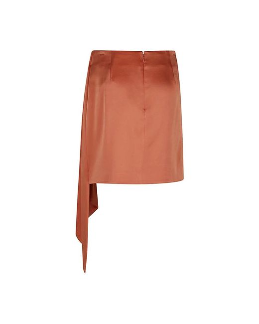 Jonathan Simkhai Orange Short Skirts