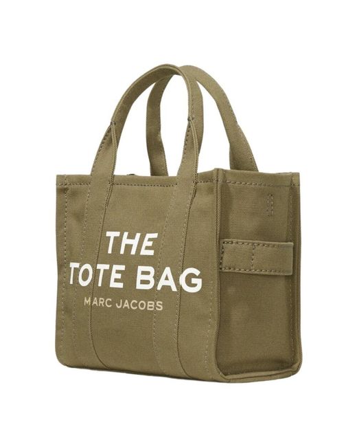 Marc Jacobs Green Die kleine canvas tote bag