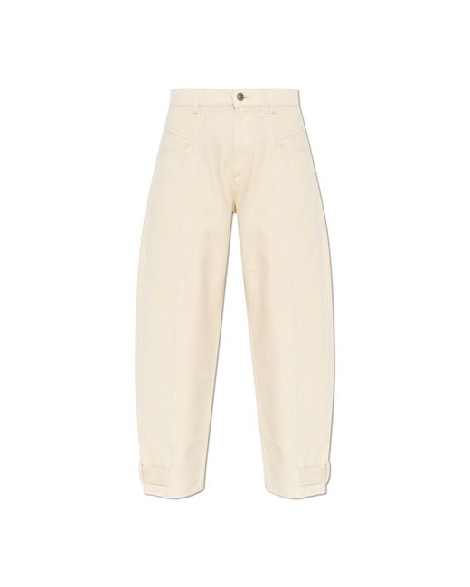 Isabel Marant Natural Loose Fit Jeans