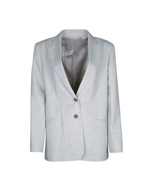 Calvin Klein Gray Twill-weste für einen stilvollen look