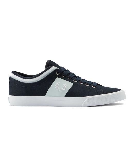 Fred Perry Blue Underspin Tipped Cuff Twill Navy 44 for men