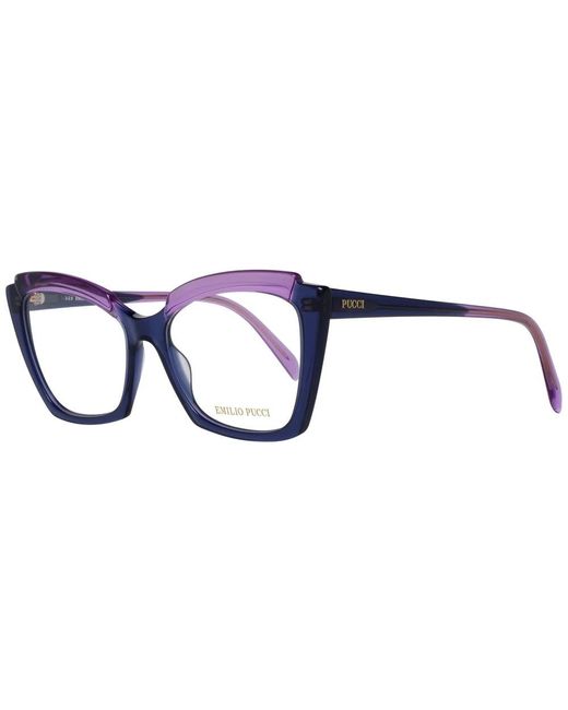 Glasses di Emilio Pucci in Blue