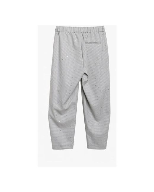 Tapered Trousers di ViCOLO in Gray