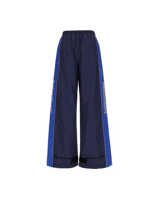 Balenciaga Blue Wide Trousers