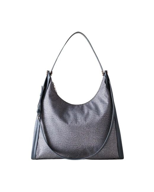 Shoulder Bags Borbonese de color Gray