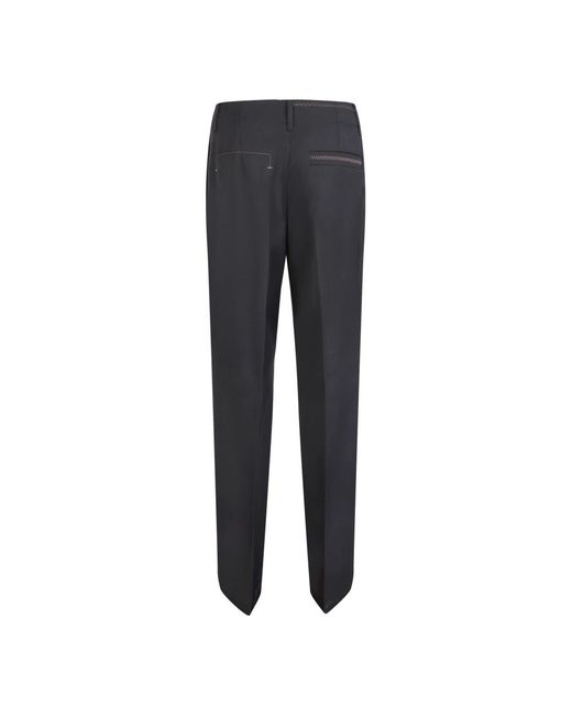 Jacquemus Gray Straight Trousers