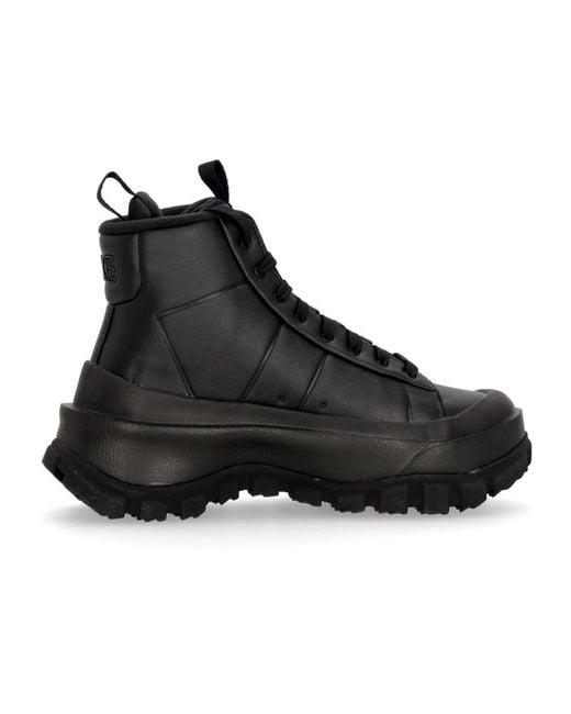 Lace-Up Boots Nike de color Black