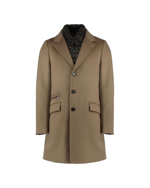 Moorer Single-Breasted Coats in het Brown voor heren