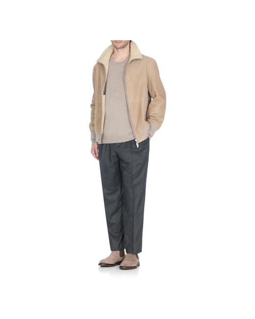 Cashmere Knitwear Brunello Cucinelli de hombre de color Gray