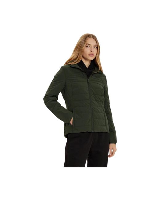 Champion Jassen ,Groen ,Leer Down Jacket in het Green