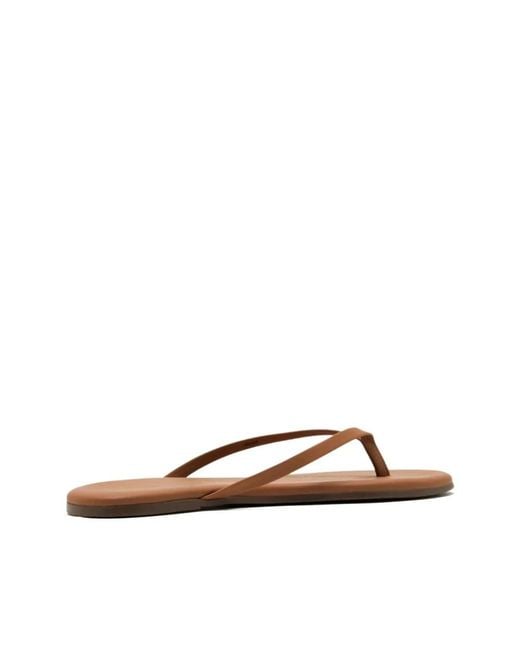 TKEES Brown Flip Flops