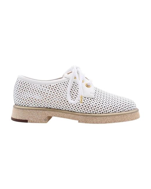 Pertini White Laced Shoes