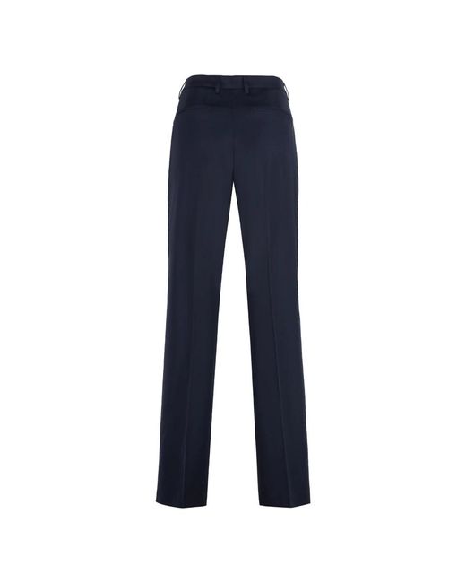 PT01 Blue Straight Trousers
