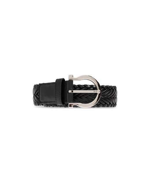 Ferragamo Ledergürtel in Black für Herren