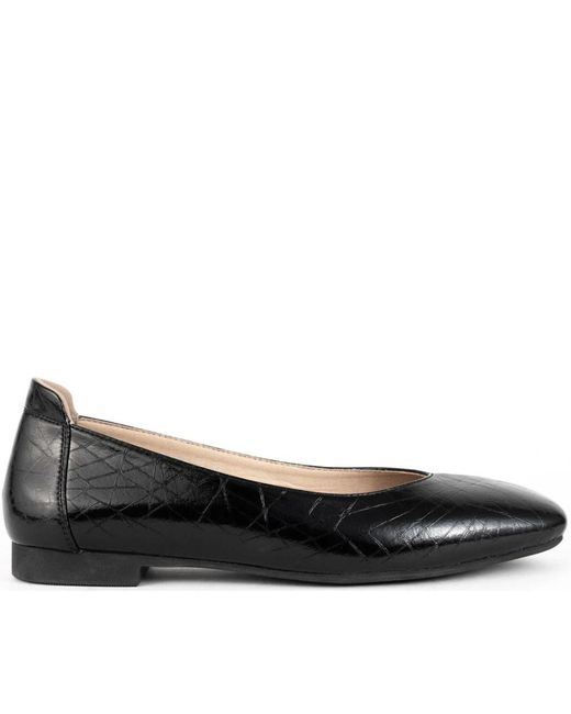 Santino Milano Black Ballerina Shoes