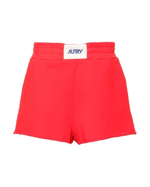 Autry Red Stylische sommer shorts